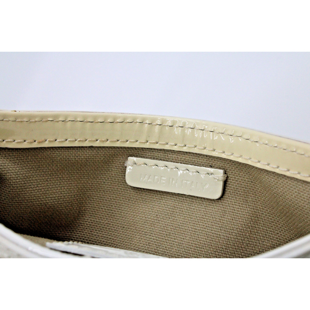 C5 Auth BURBERRY Patent White Heart Supernova Check XS Aspley Crossbody Bag - Picture 6 of 7